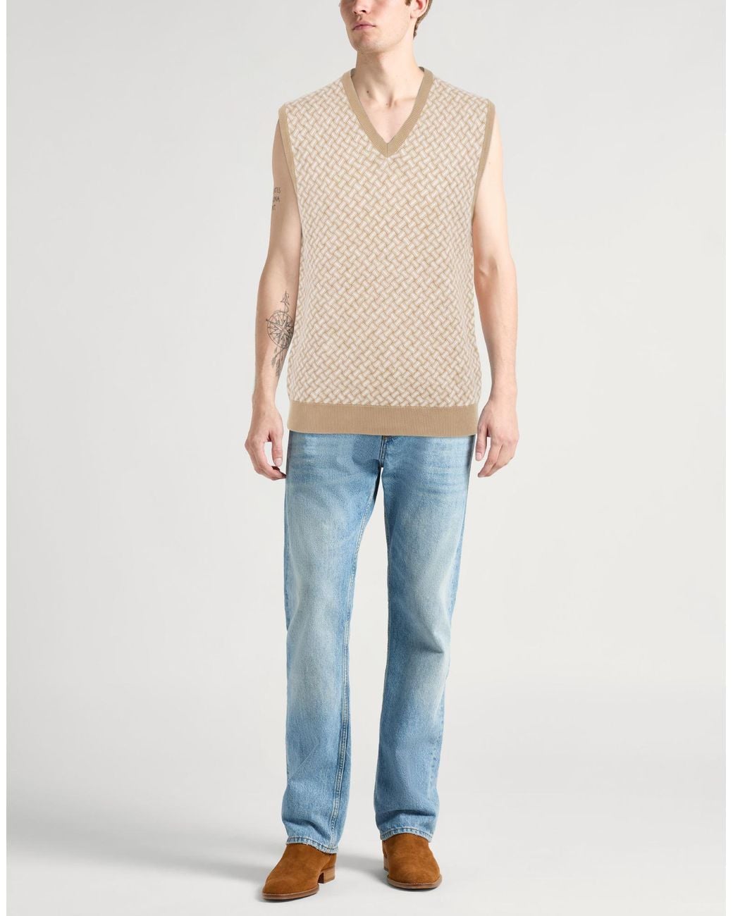 Drumohr Natural Jumper for men