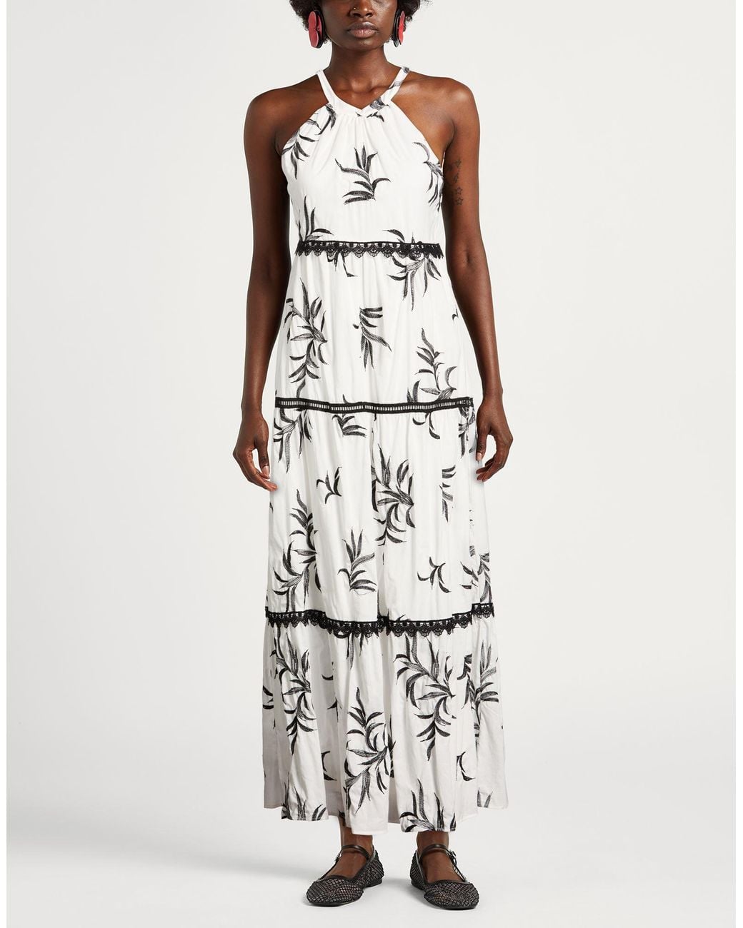 Robe Longue Kaos en coloris White