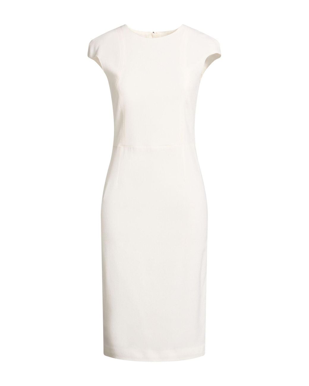 Tagliatore 0205 White Midi Dresses