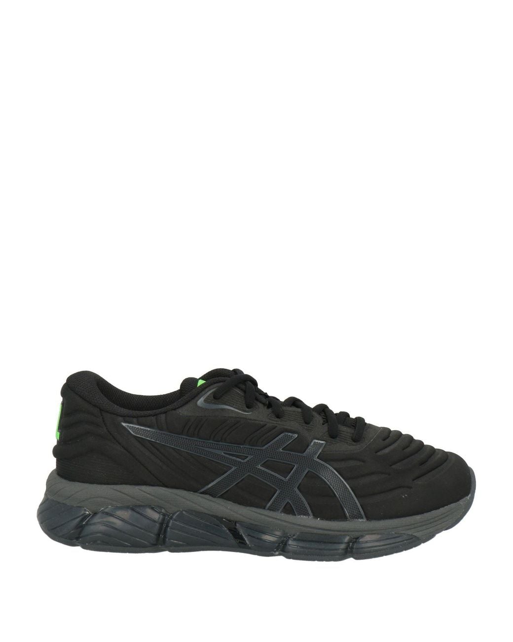 Asics Black Sneakers Textile Fibers