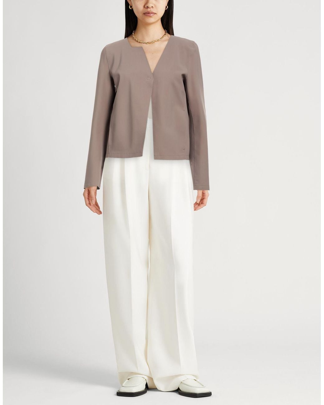 Herno Brown Jacket Polyamide, Elastane
