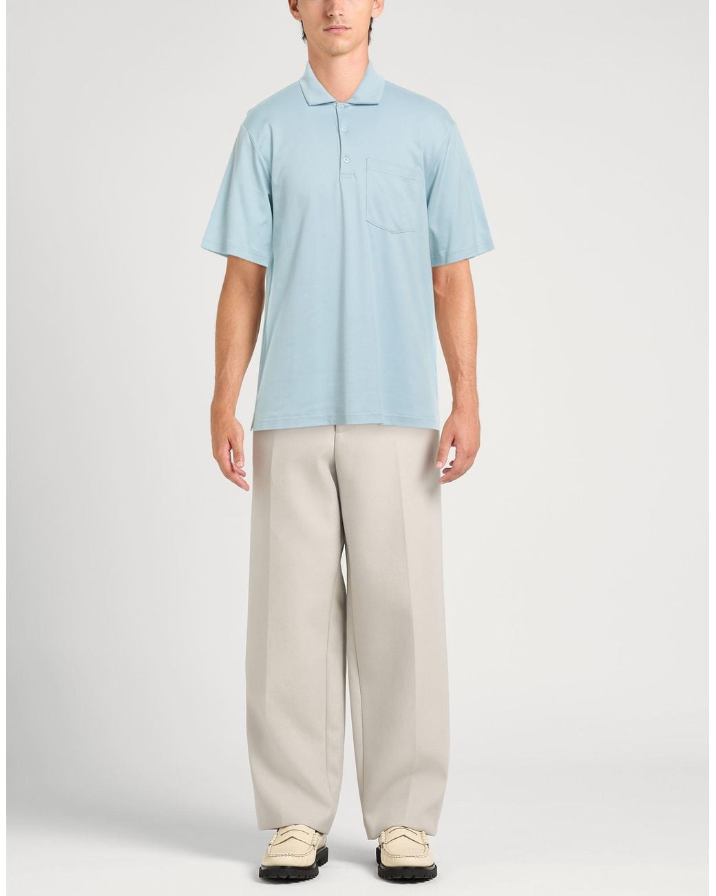 Lardini Blue Polo Shirt for men