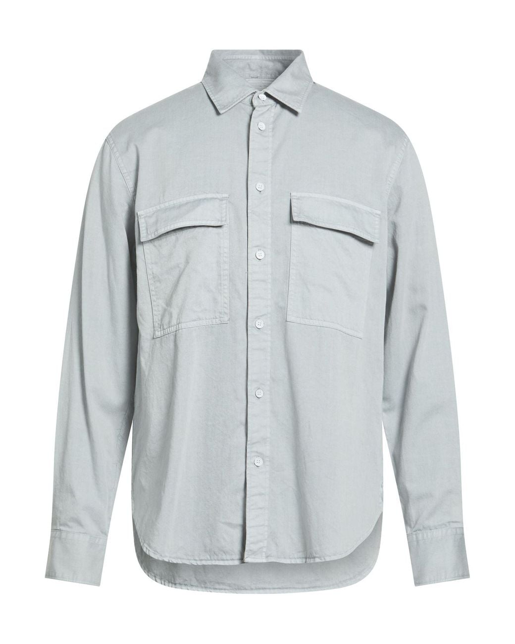 Rag & Bone Blue Taupe Shirt Cotton, Lyocell for men