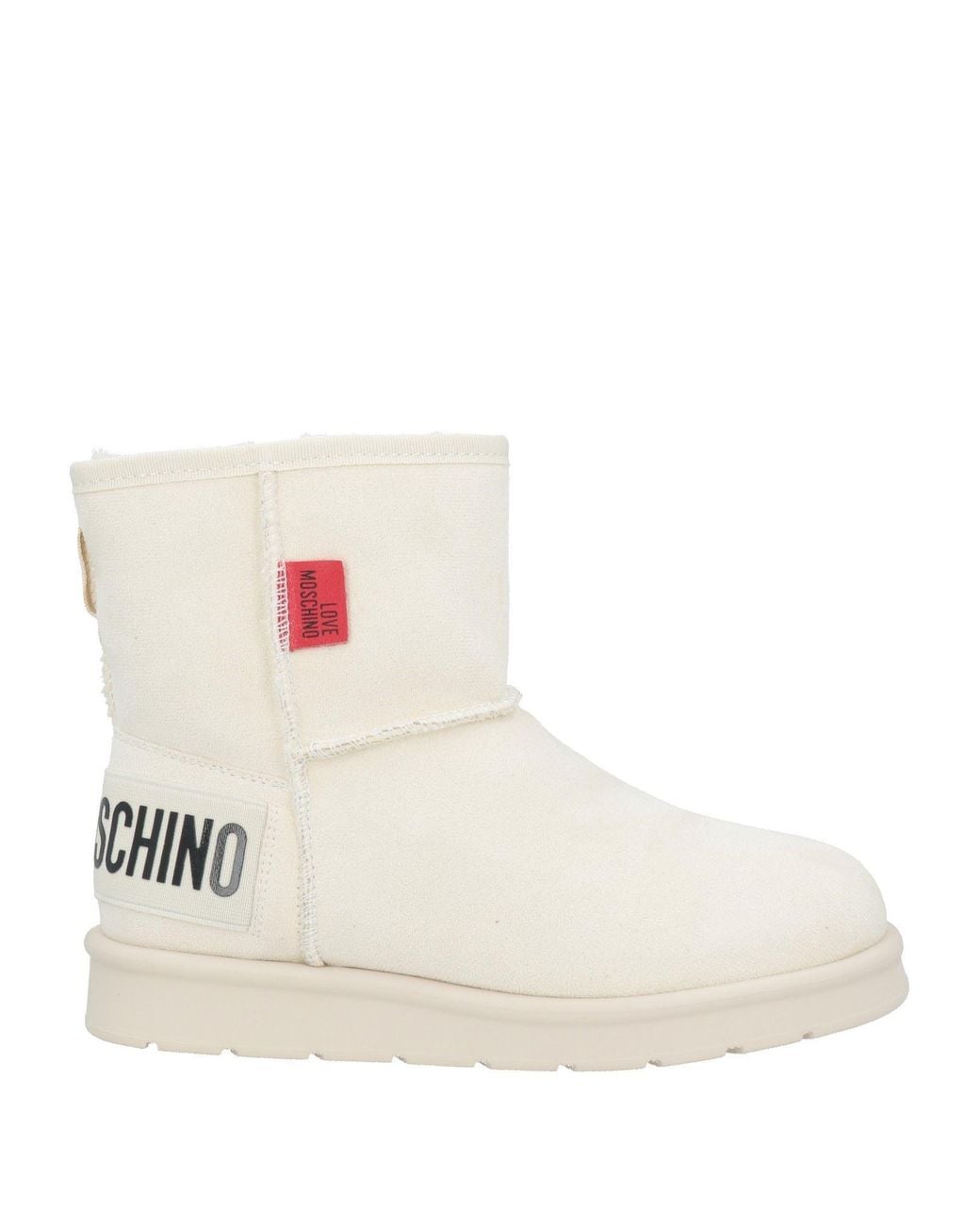 Love Moschino Natural Ankle Boots