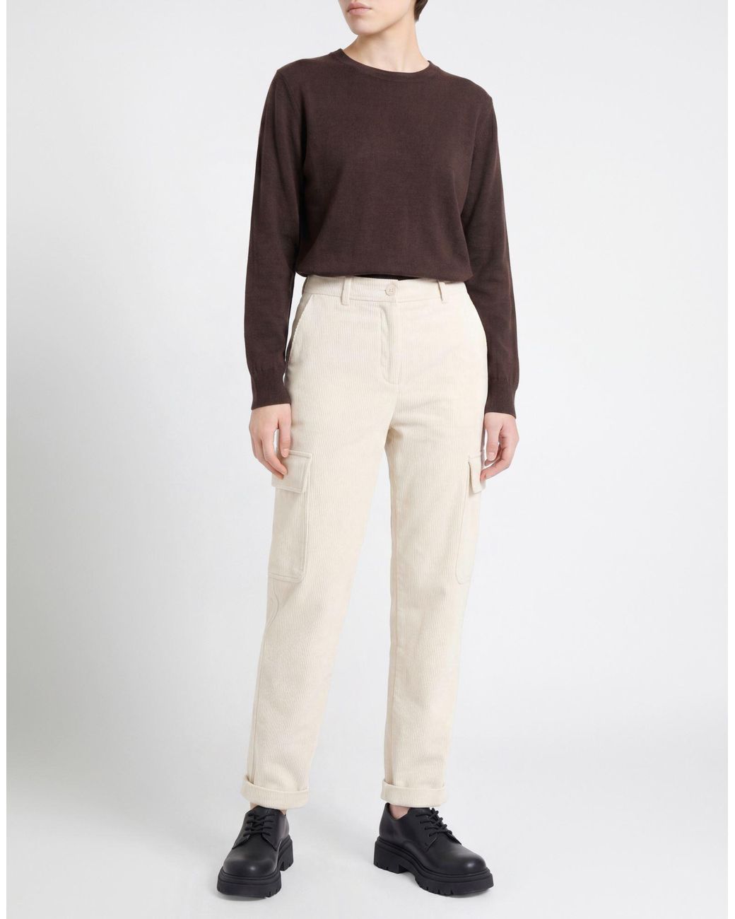 Eleventy White Pants Cotton