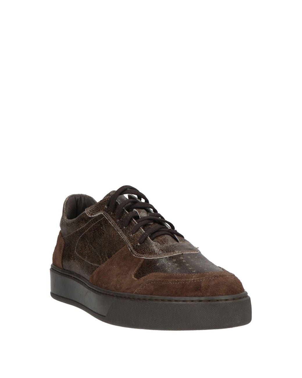 Andrea Ventura Firenze Brown Sneakers Leather for men