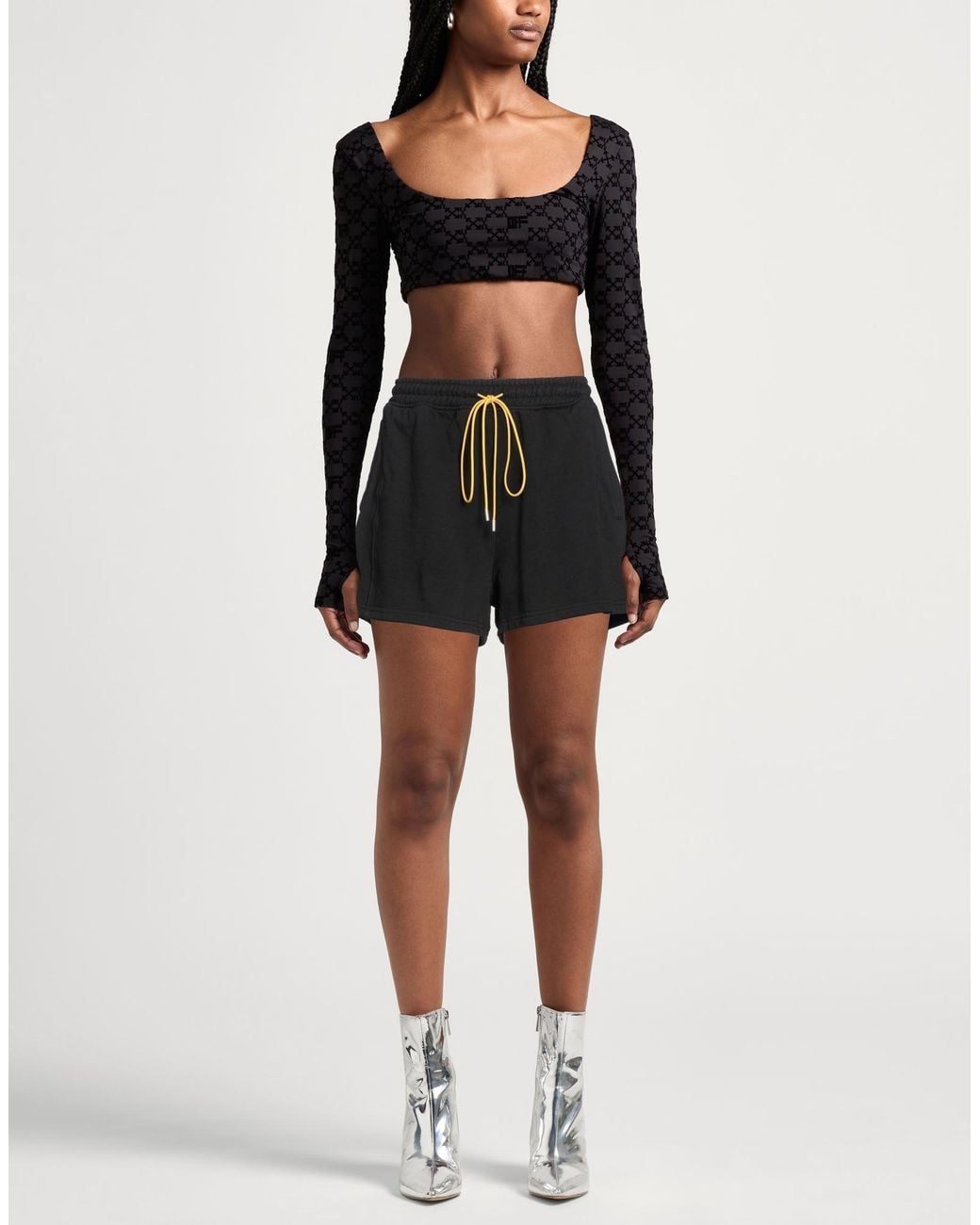 Rhude Black Shorts & Bermuda Shorts Cotton