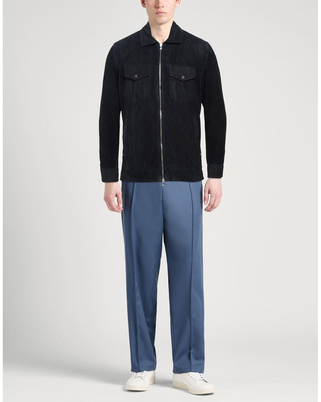 Barba Napoli Blue Jacket for men