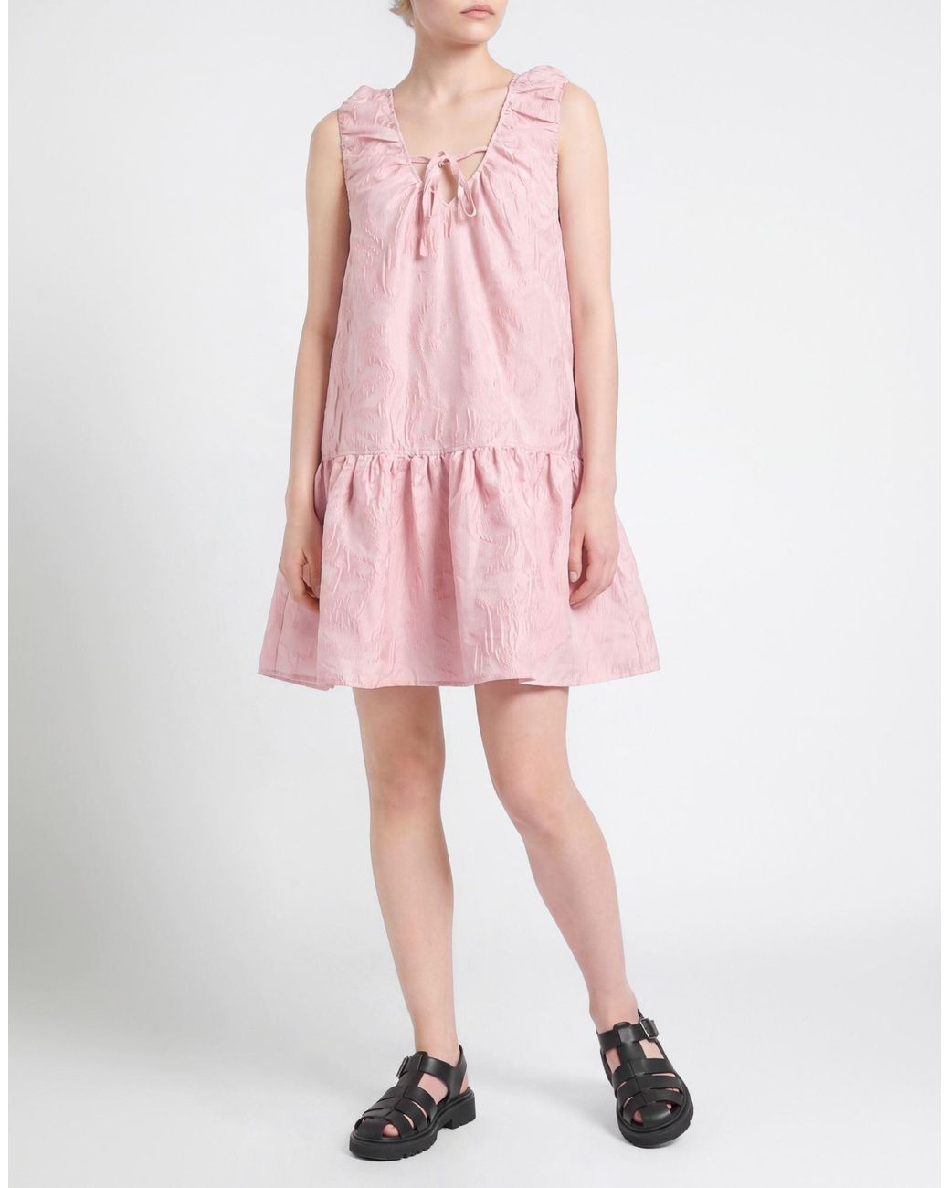 Ganni Pink Mini Dress