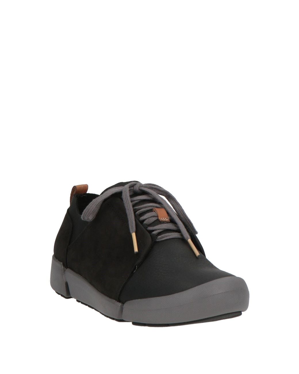 Clarks Black Sneakers Leather