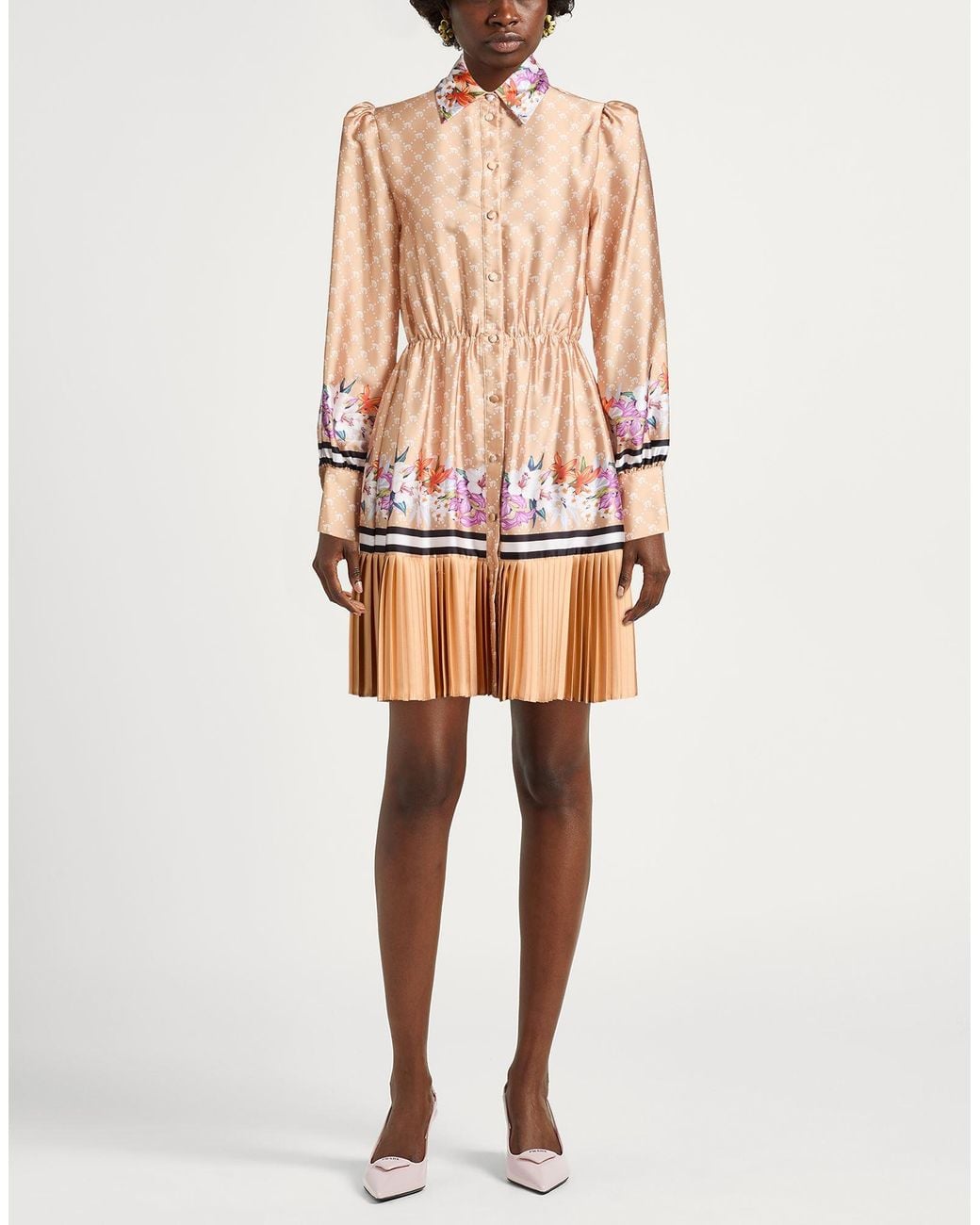 Cristinaeffe Pink Mini Dress Polyester