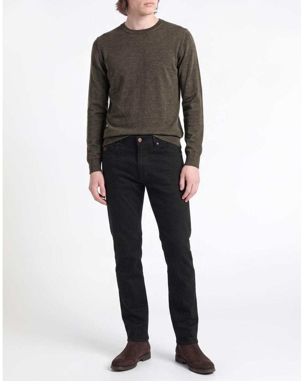 Bugatti Black Midnight Pants Cotton, Elastane for men