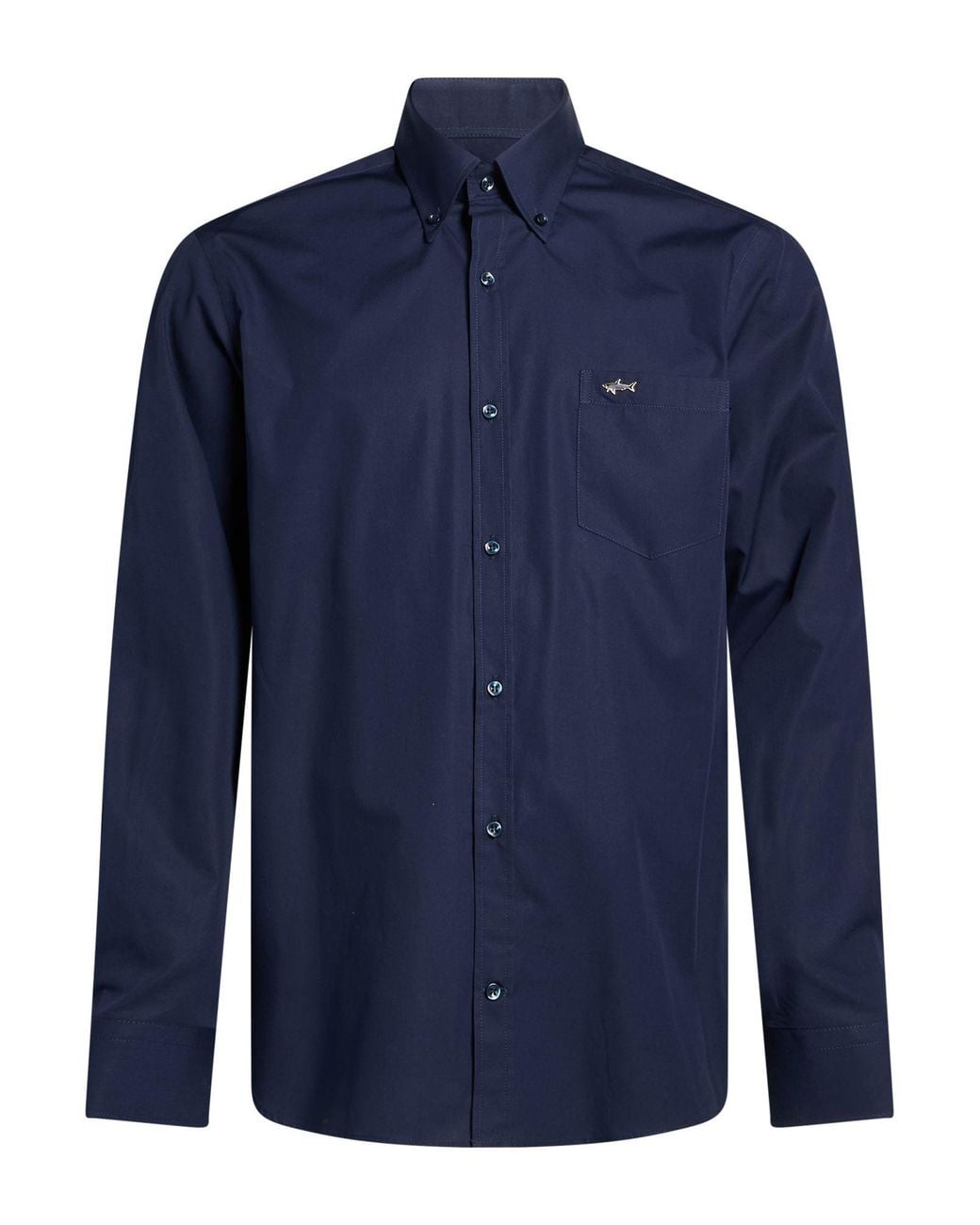 Paul & Shark Blue Midnight Shirt Cotton for men