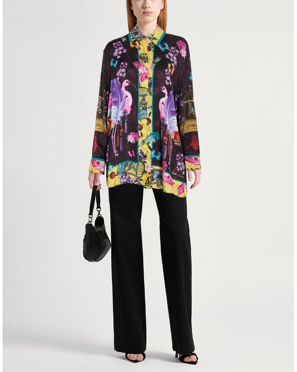 Versace Jeans Couture Blue Shirt Viscose