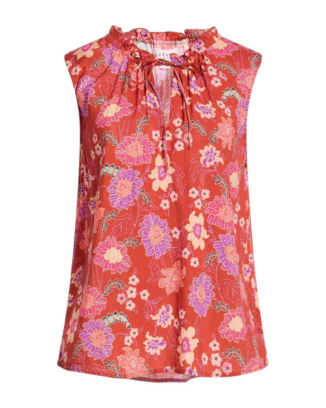 Velvet By Graham & Spencer Red Top Viscose
