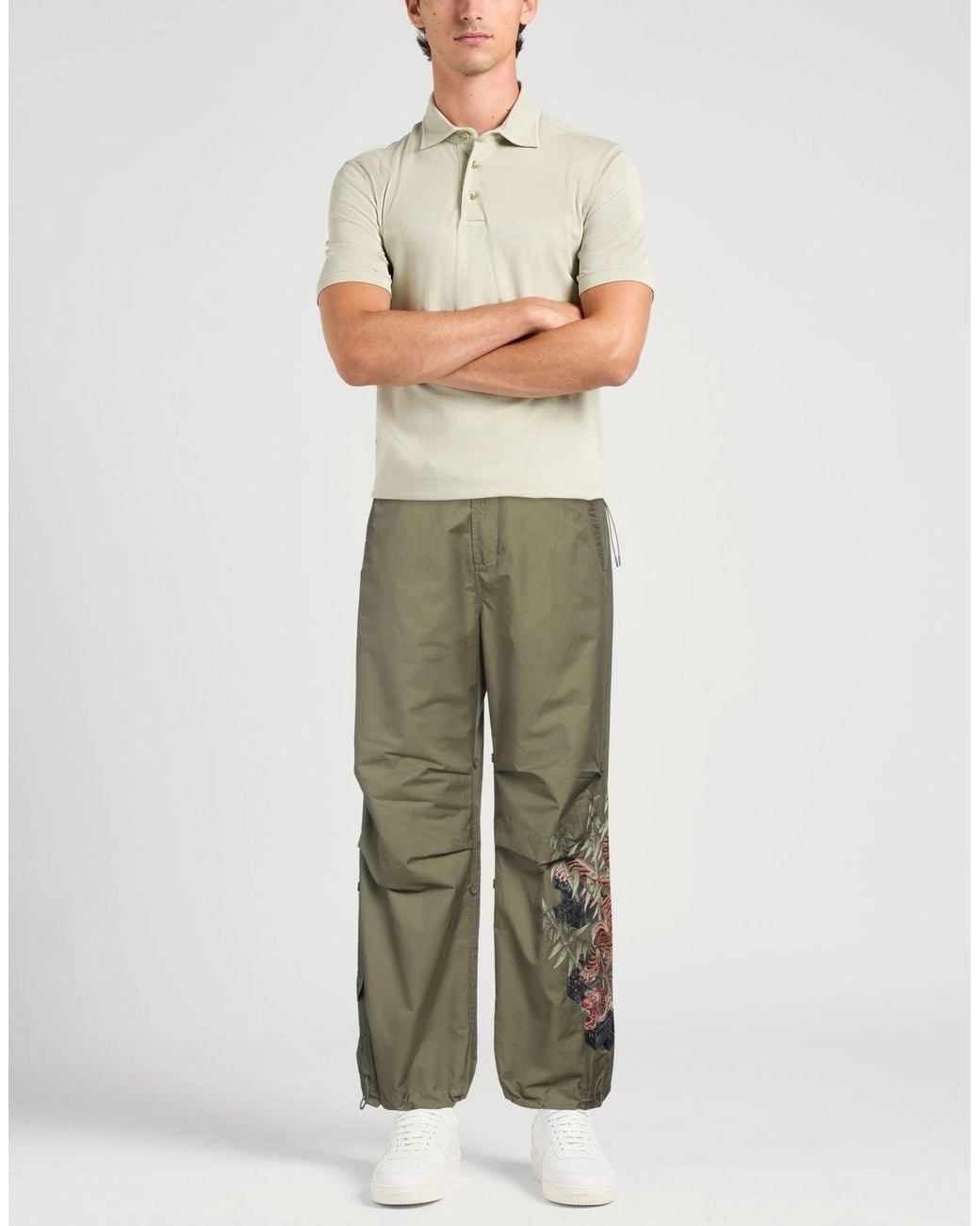 Maharishi Green Pants Organic Cotton, Recycled Polyester for men