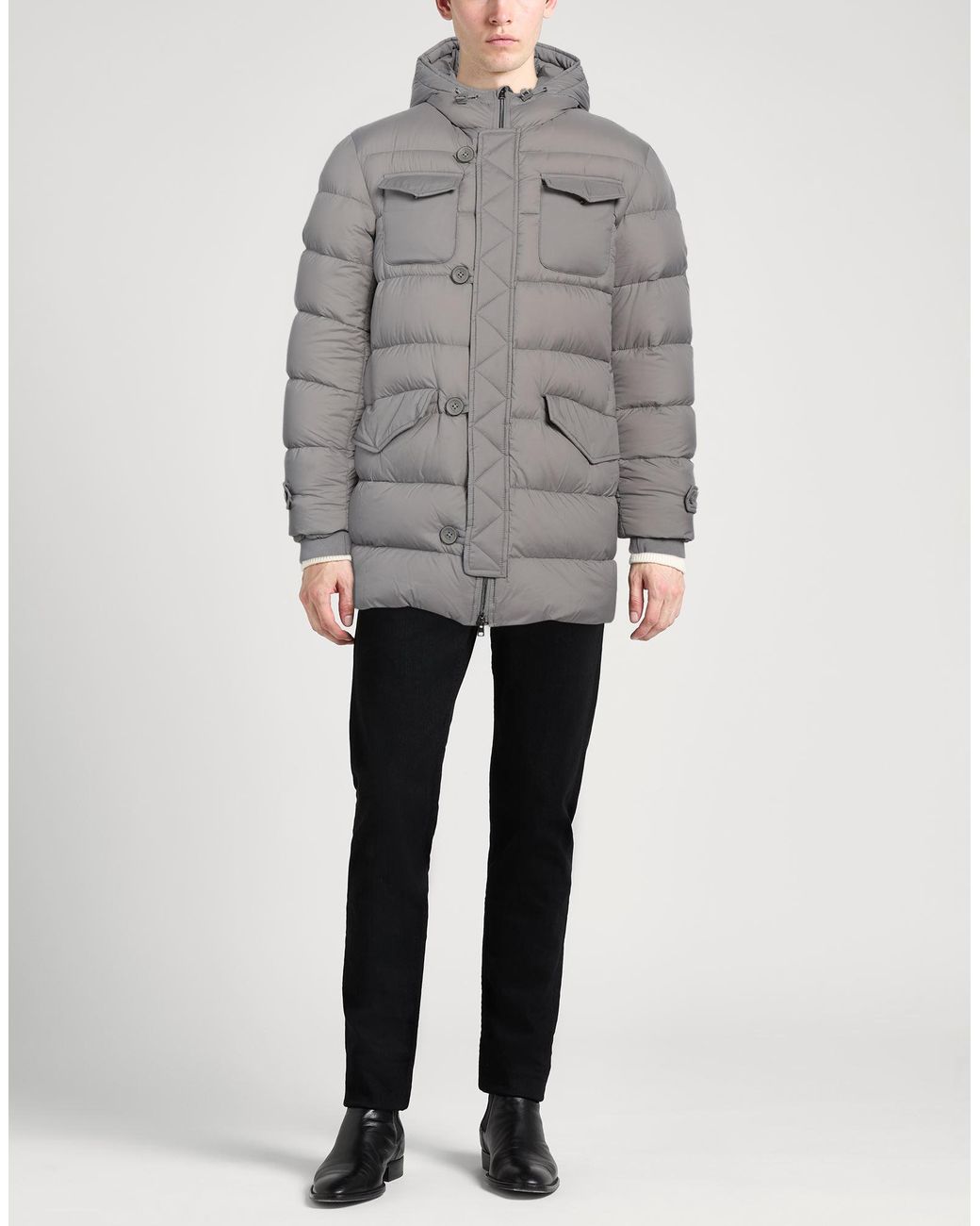 Herno Gray Puffer for men