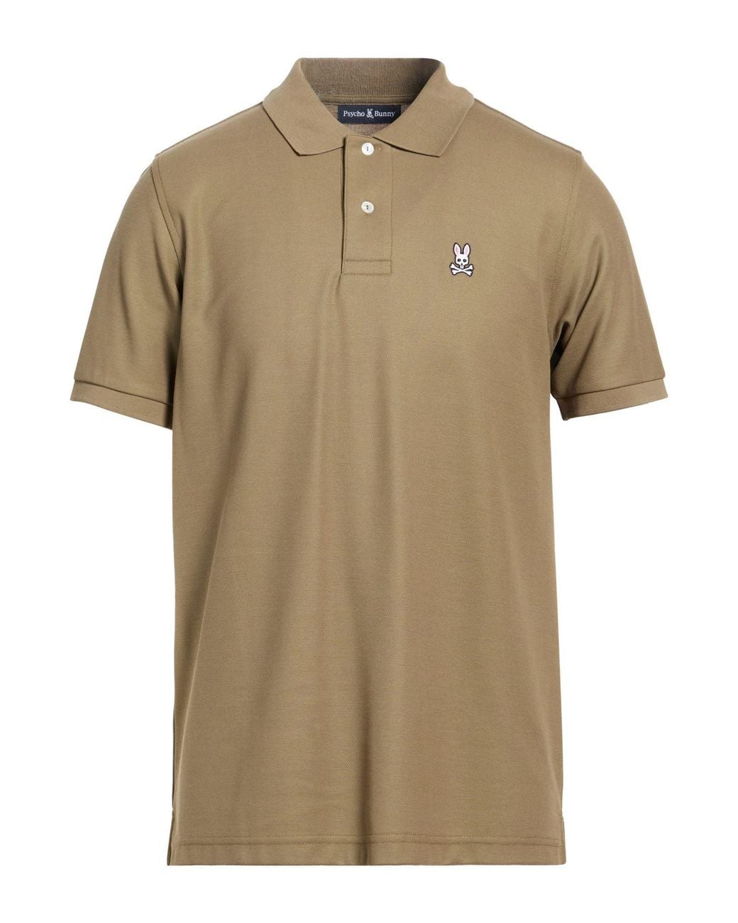 Psycho Bunny Green Polo Shirt Pima Cotton for men