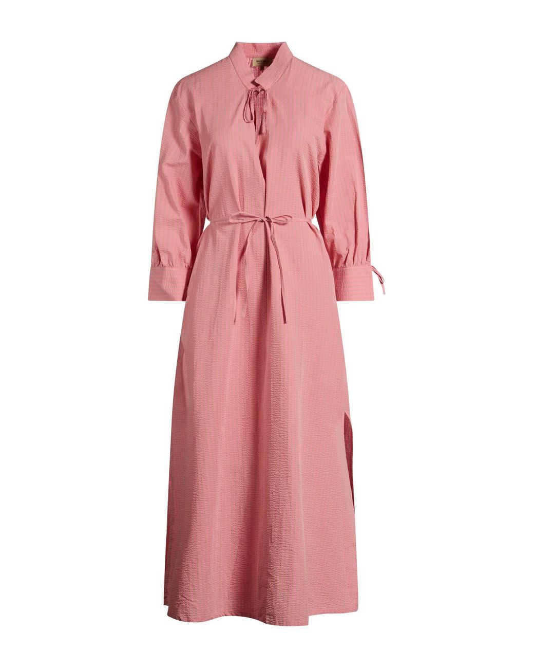 Woolrich Pink Maxi Dress Cotton, Elastane