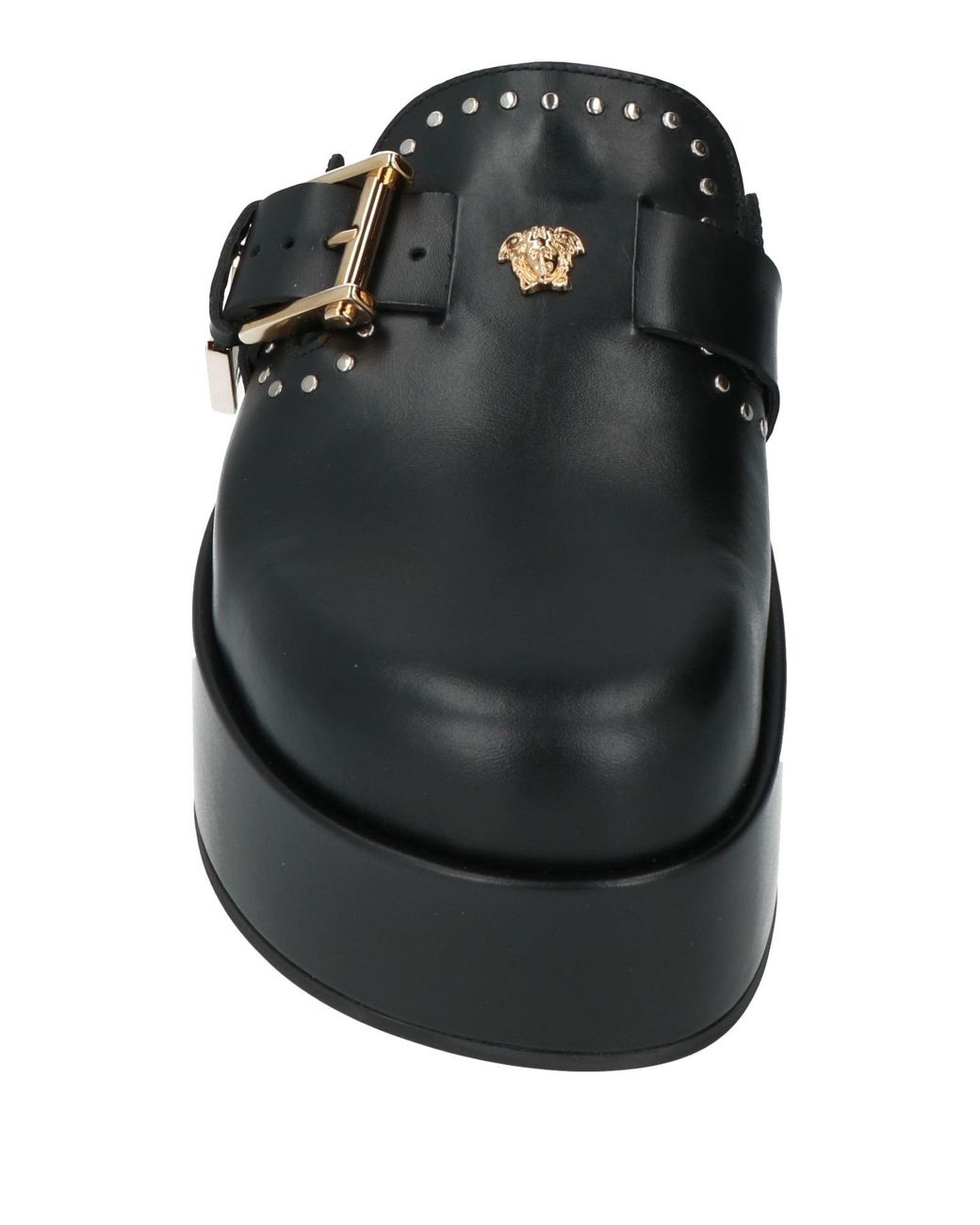 Versace Black Mules & Clogs