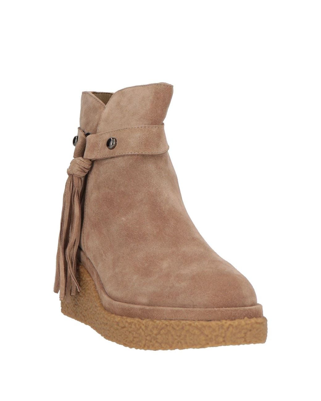 Alma En Pena. Brown Ankle Boots Leather