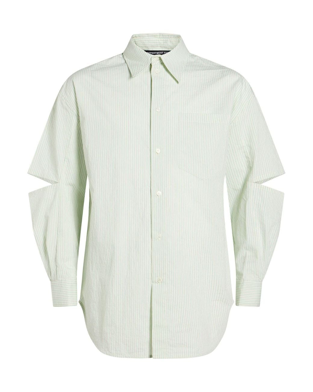 Department 5 White Light Shirt Cotton, Polyamide