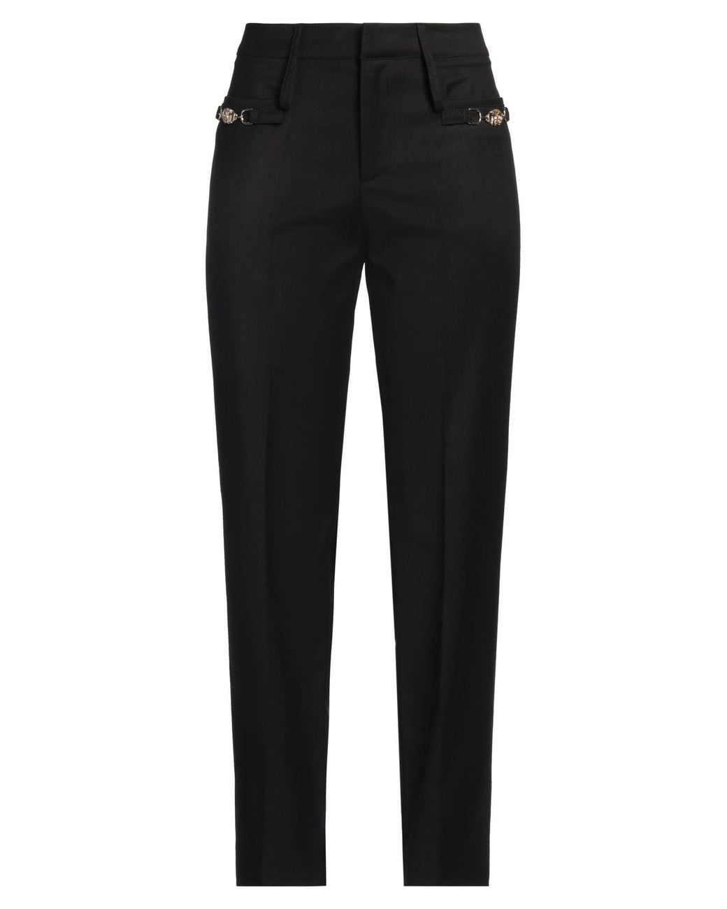 Gaelle Paris Black Pants Polyester