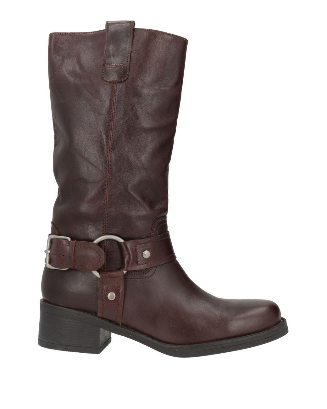 SOFIA MARE Brown Dark Boot Leather