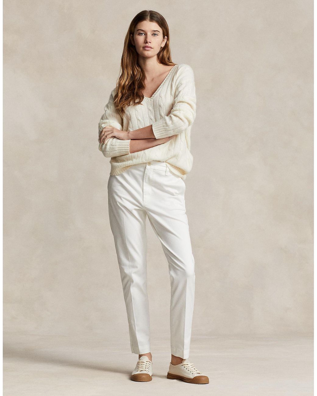 Polo Ralph Lauren White Trouser
