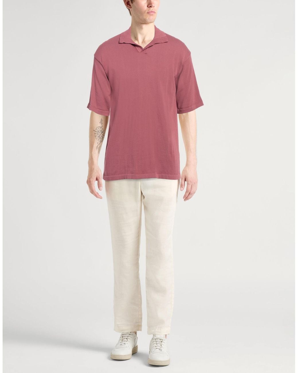 Roberto Collina Pink Jumper for men