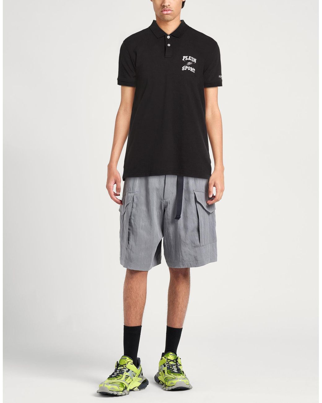 Philipp Plein Black Polo Shirts for men