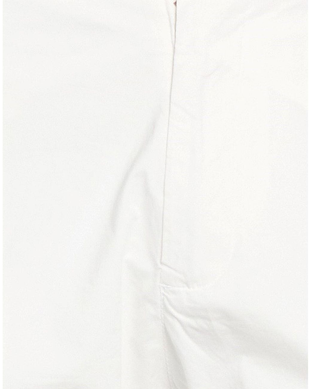 Alpha Studio White Shorts & Bermuda Shorts Cotton, Elastane for men