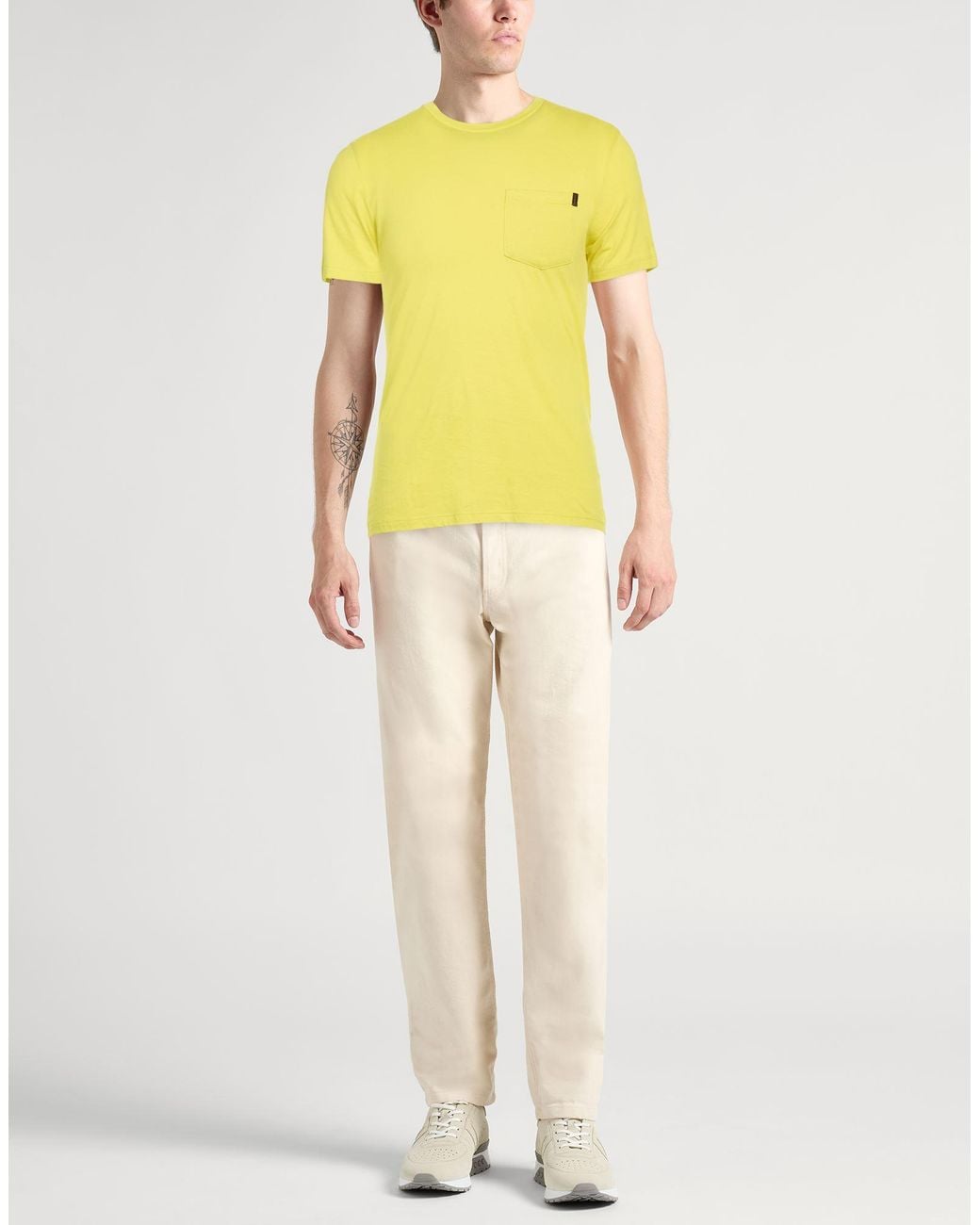 Moorer Yellow T-Shirt for men