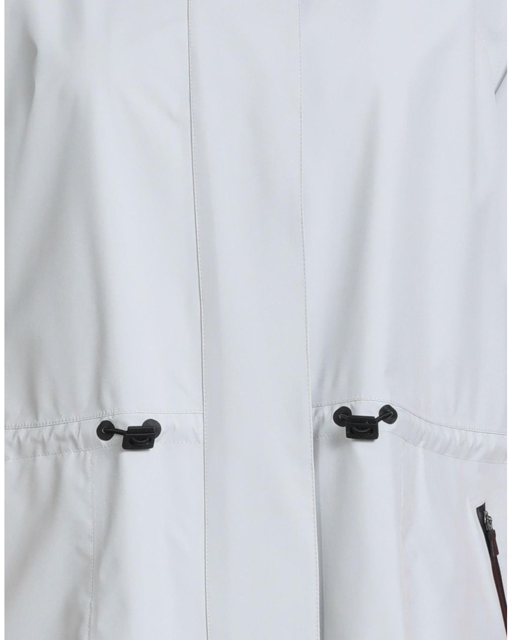 Herno Gray Light Overcoat & Trench Coat Polyester