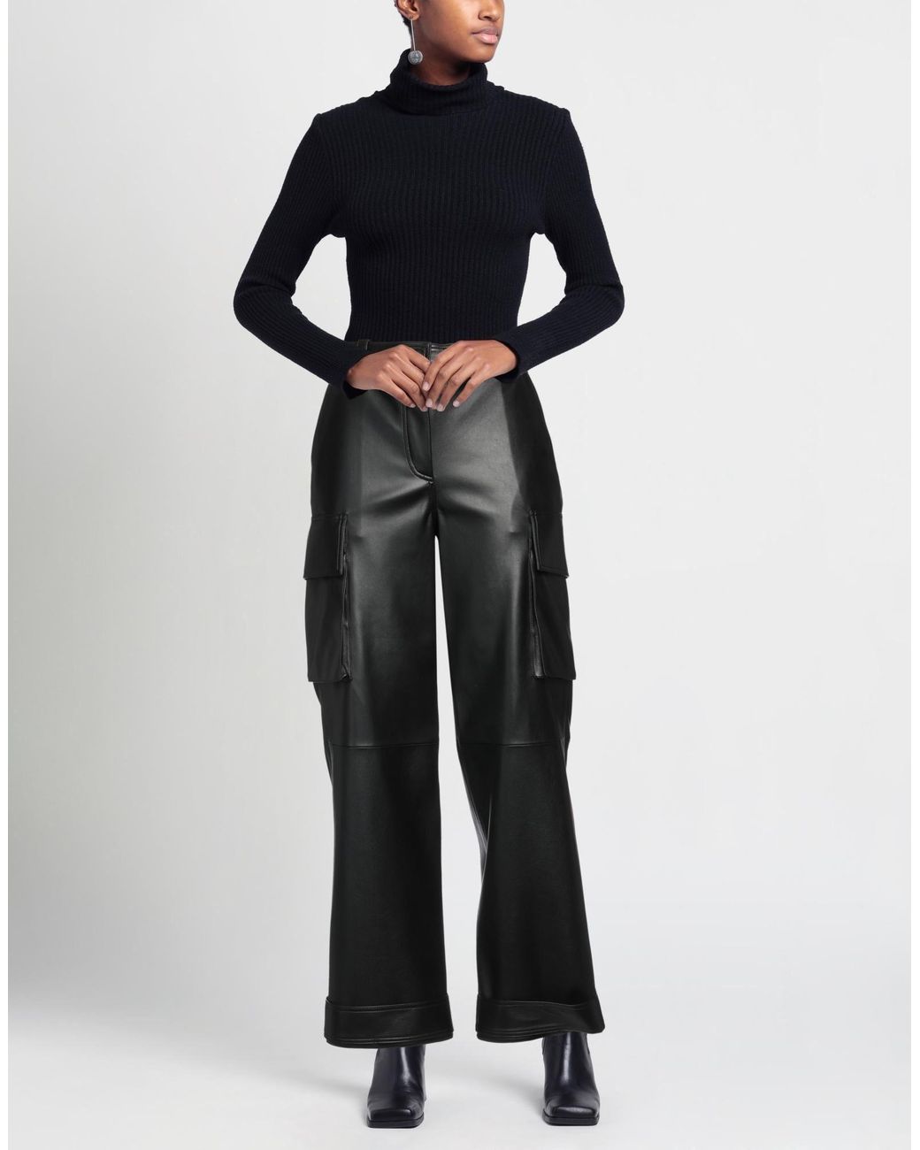 Stand Studio Black Trouser