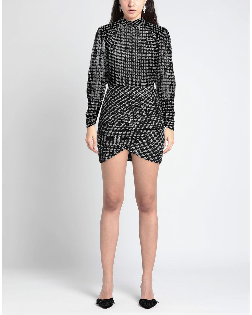 Robe courte Ba&sh en coloris Black