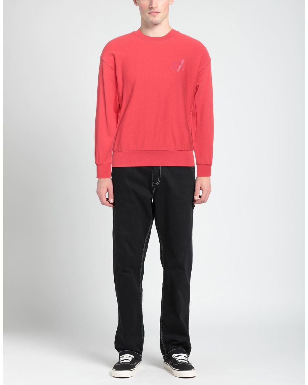 AFTER LABEL Red Sweatshirt for men