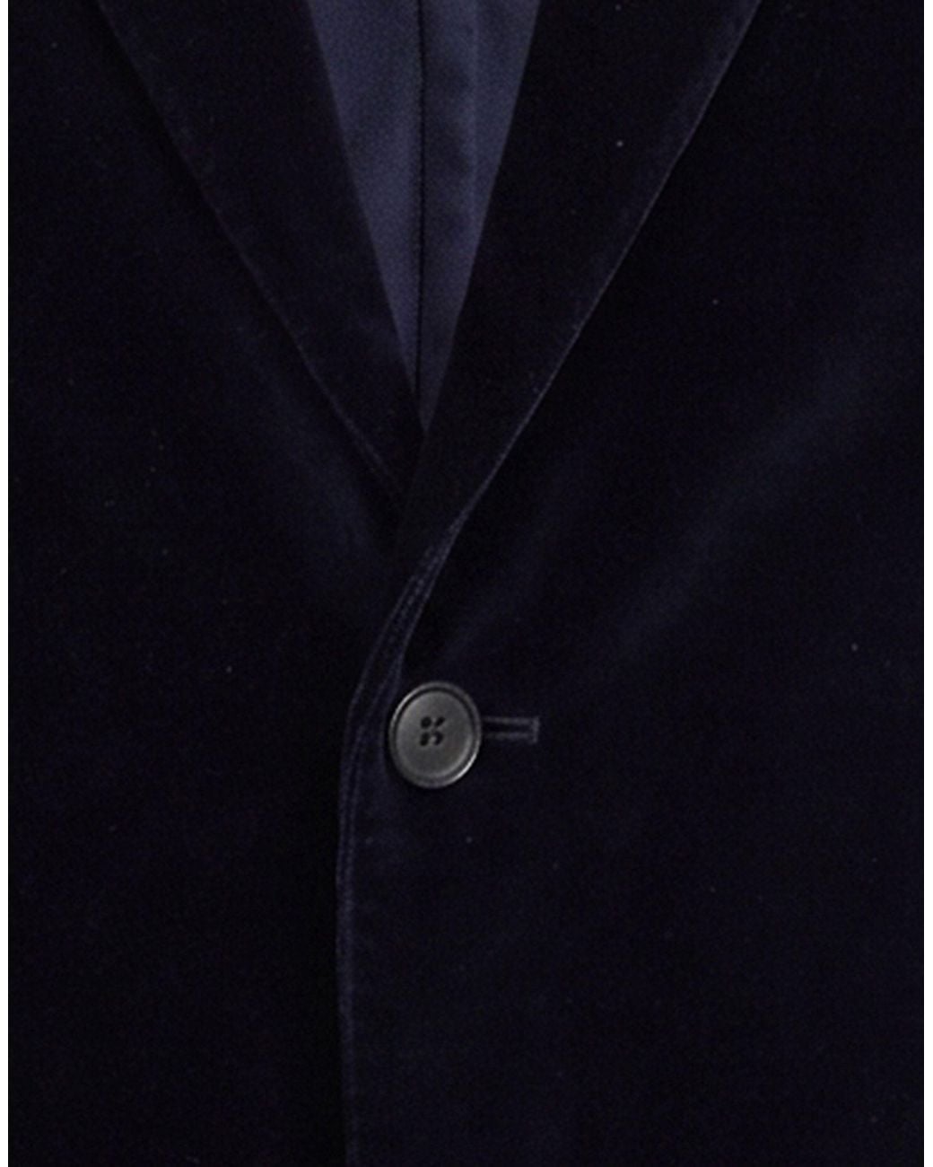 Caruso Blue Blazer Cotton for men