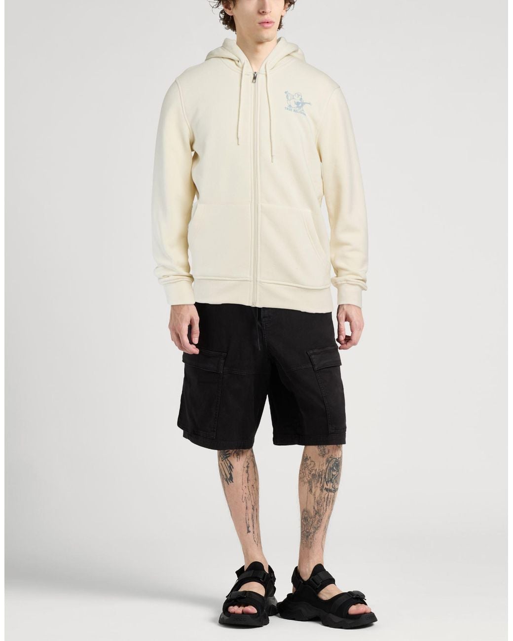True Religion White Sweatshirt for men