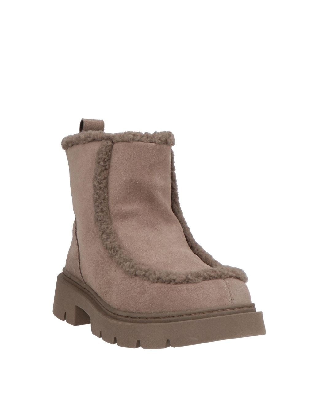 Inuikii Brown Taupe Ankle Boots Leather