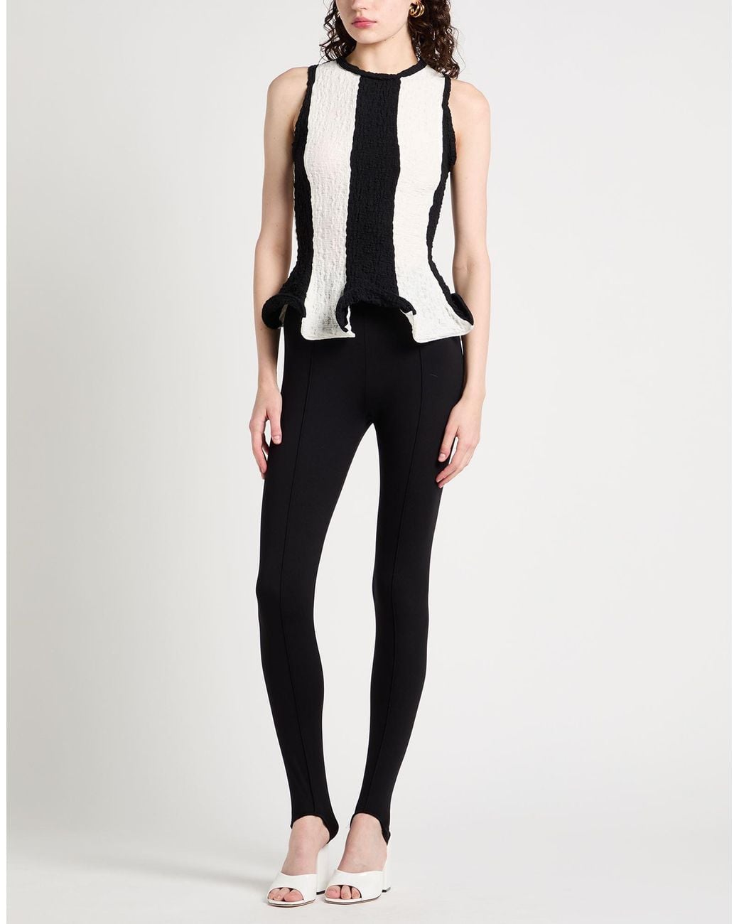 Top MSGM en coloris Black