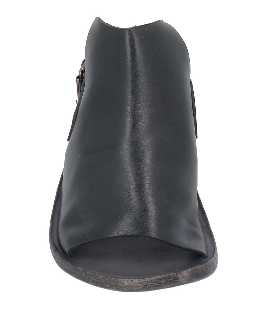 Moma Black Sandals Cowhide