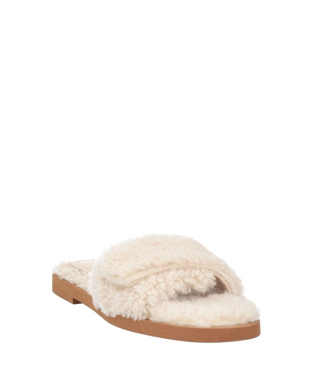 Paloma Barceló White Cream Sandals Leather