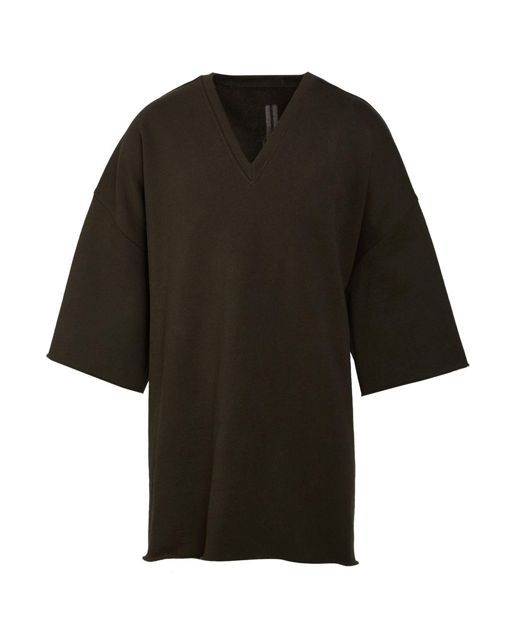 Rick Owens Black Military Sweatshirt Cotton for men