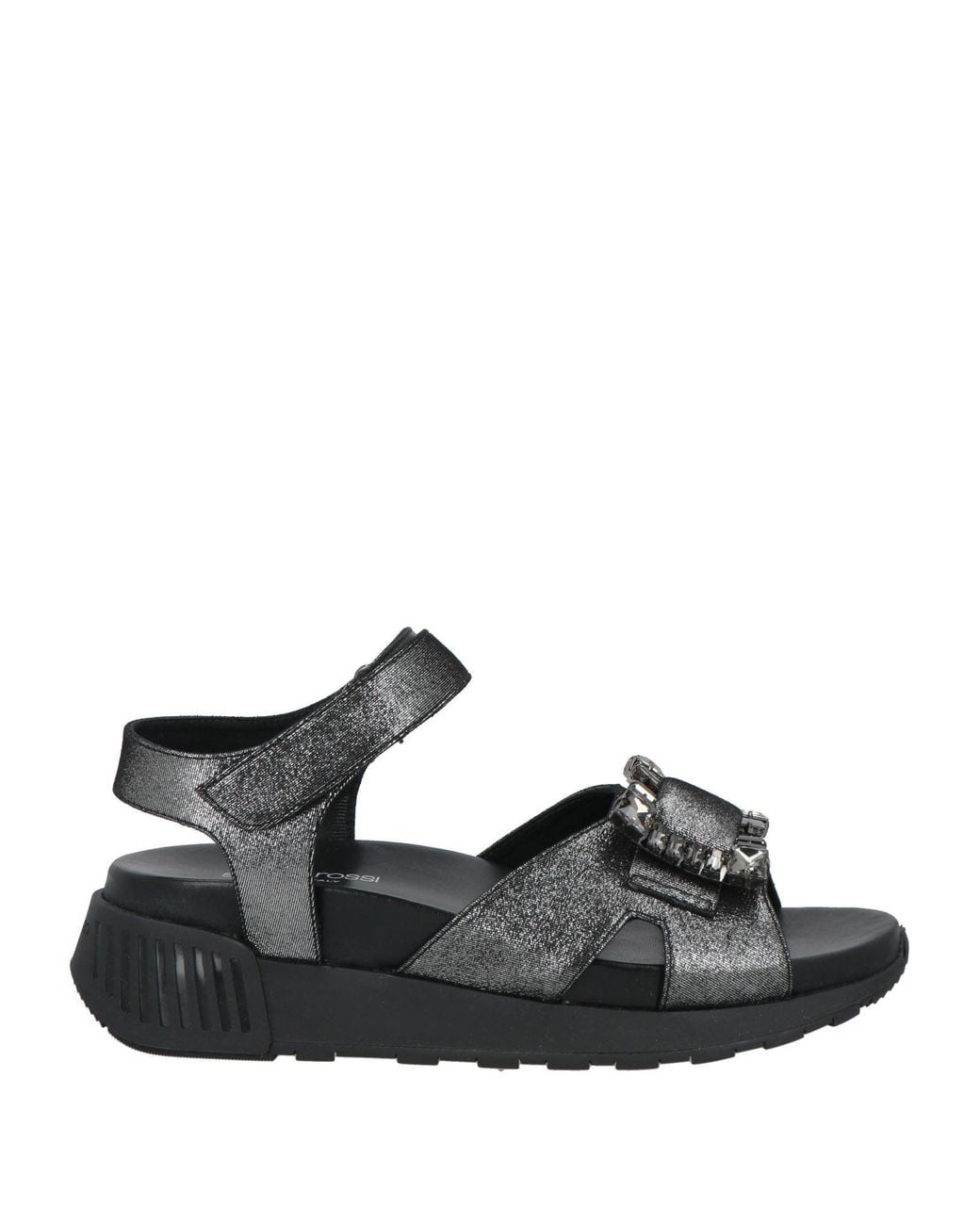 Sergio Rossi Black Sandals Textile Fibers