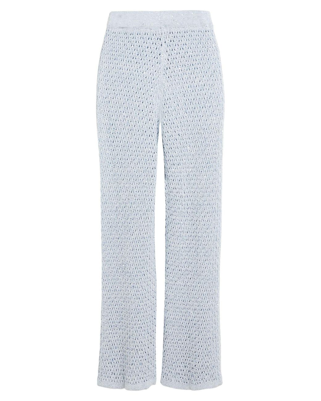 Eleventy White Pants Cotton, Linen, Polyester
