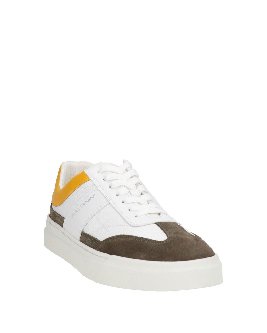 Baldinini Multicolor Military Sneakers Calfskin for men