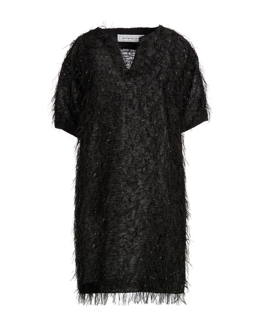 Shirtaporter Black Mini Dress