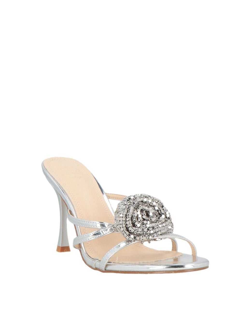 Twenty Four Haitch White Sandals Synthetic Material