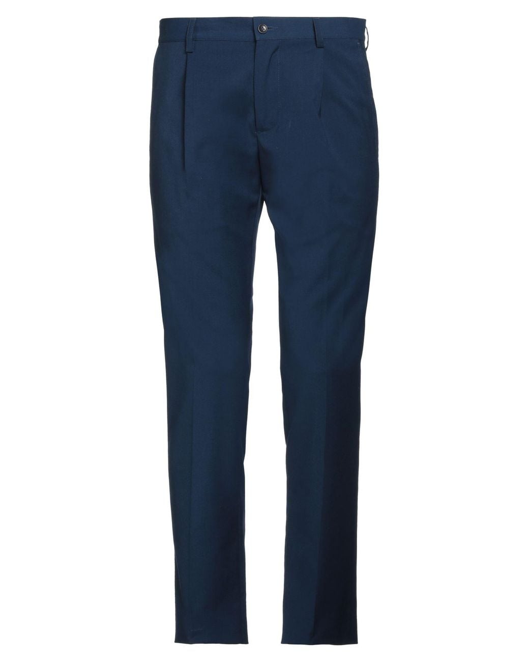 Daniele Alessandrini Blue Pants Polyester, Viscose, Elastane for men